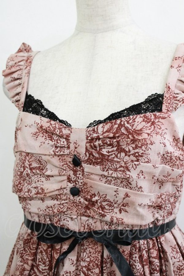 画像5: Princess Doll / ハイウエストの乙女なジャンパースカート Free ピンク H-26-01-10-1003-LO-OP-NS-ZH (5)