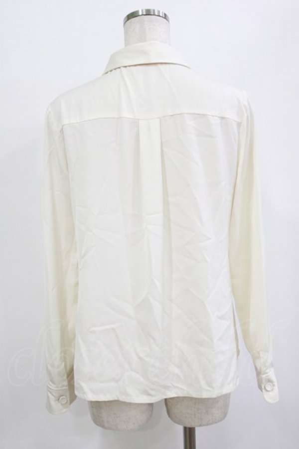 画像3: F i.n.t / 千鳥スカーフタイ付きブラウス Free OFF×BR H-26-01-10-1041-CA-BL-NS-ZH (3)