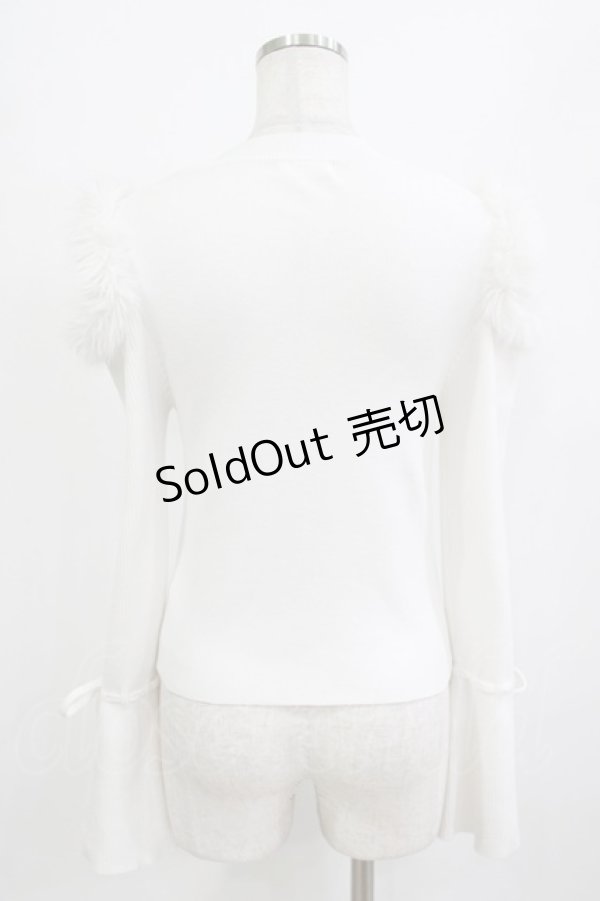 画像3: evelyn / ファービジューペプラムニット Free オフ H-26-01-10-1048-LO-TO-NS-ZH (3)