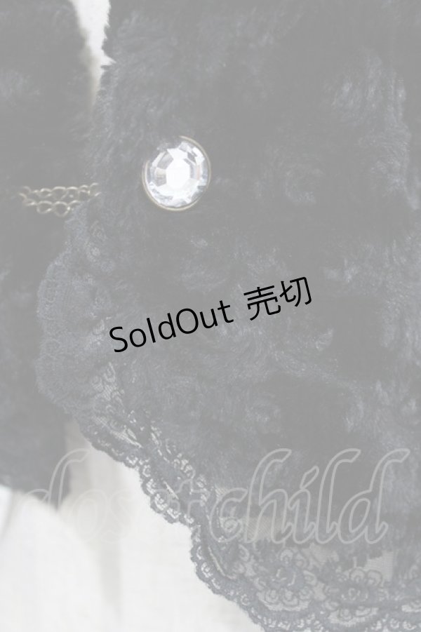 画像4: axes femme / プードルファーボレロ M ブラック H-26-01-10-1051-AX-TO-NS-ZH (4)