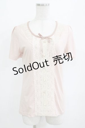 画像: axes femme / リボンプルオーバー M ピンク H-26-01-10-1053-AX-TO-NS-ZH