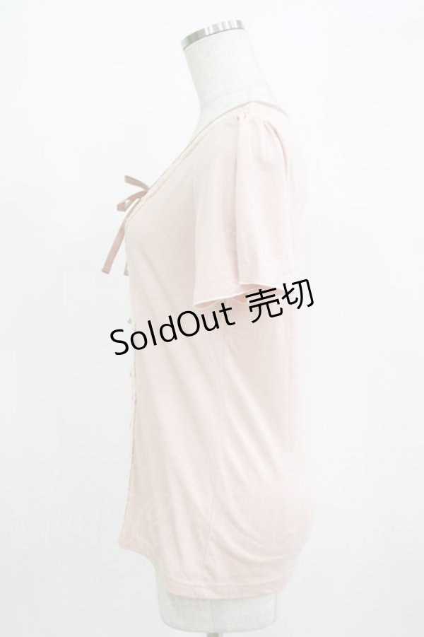 画像2: axes femme / リボンプルオーバー M ピンク H-26-01-10-1053-AX-TO-NS-ZH (2)