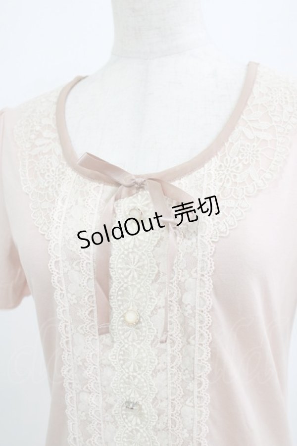 画像4: axes femme / リボンプルオーバー M ピンク H-26-01-10-1053-AX-TO-NS-ZH (4)