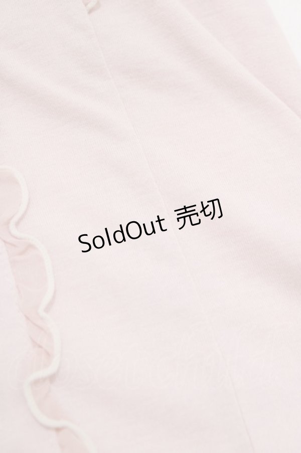 画像5: axes femme / シフォンフリルトップス M ピンク H-26-01-10-1054-AX-TO-NS-ZH (5)