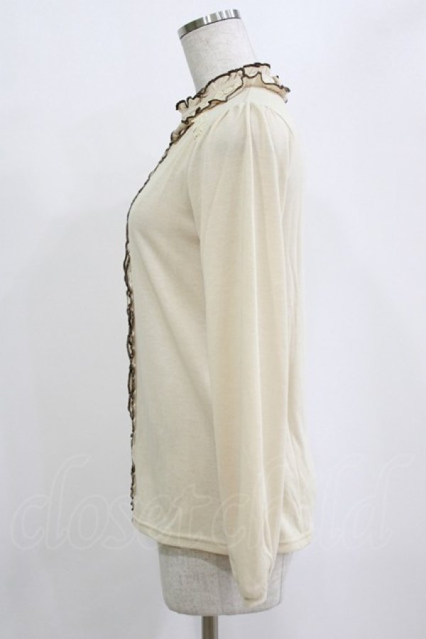 画像2: axes femme / ハイネックプルオーバー M 生成り H-26-01-10-1062-AX-TO-NS-ZH (2)