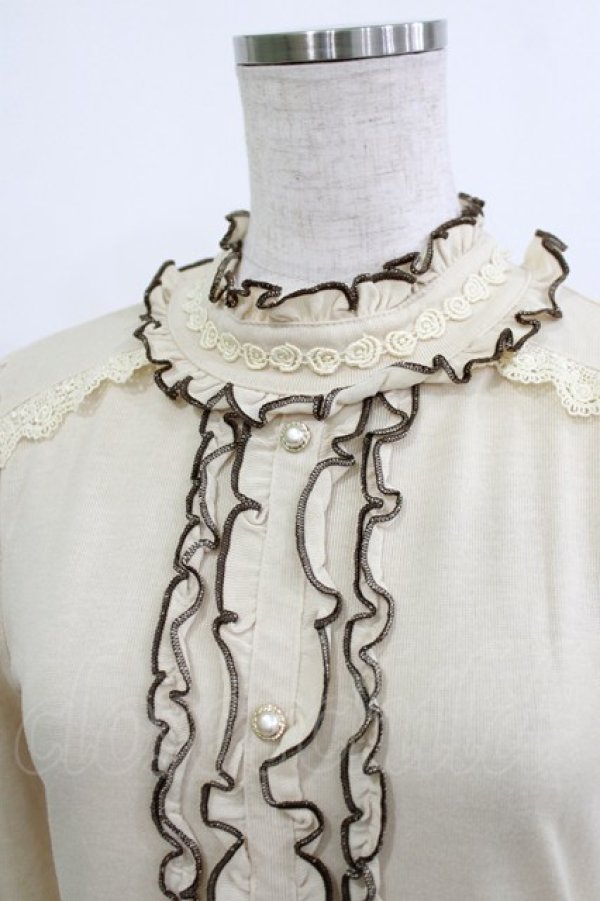 画像4: axes femme / ハイネックプルオーバー M 生成り H-26-01-10-1062-AX-TO-NS-ZH (4)