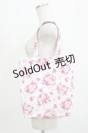 画像: BABY,THE STARS SHINE BRIGHT / シュガーブーケ〜永遠の乙女の憧れ〜柄トートBag  ピンク H-26-01-10-1067-BA-BG-NS-ZH