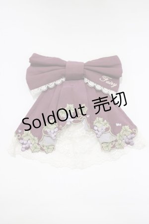 画像: 仲夏物語（海外ロリータブランド） / ロワールのブドウ園5.0 ジャボ  パープル H-26-01-10-1074-EL-ZA-NS-ZH