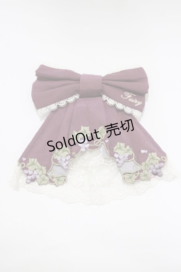 画像1: 仲夏物語（海外ロリータブランド） / ロワールのブドウ園5.0 ジャボ  パープル H-26-01-10-1074-EL-ZA-NS-ZH (1)