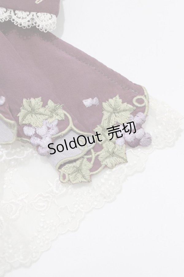 画像3: 仲夏物語（海外ロリータブランド） / ロワールのブドウ園5.0 ジャボ  パープル H-26-01-10-1074-EL-ZA-NS-ZH (3)