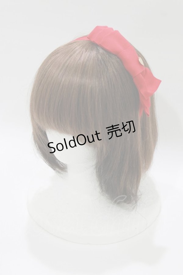 画像1: Angelic Pretty / French Girlカチューシャ  レッド H-26-01-10-1075-AP-AC-NS-ZH (1)