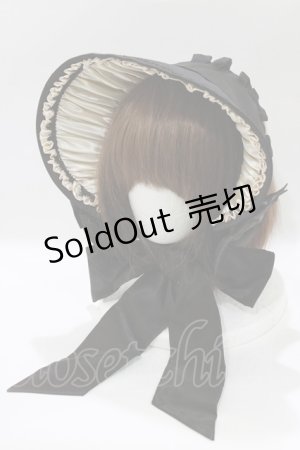 画像: Ange / ハーフボンネット  ブラック H-26-01-10-1086-LO-AC-NS-ZH