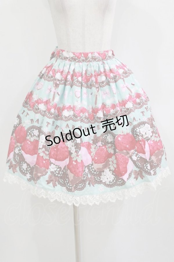 画像1: BABY,THE STARS SHINE BRIGHT / Creamy Berry Fairy Dream柄スカート Free ミント H-26-01-10-1010-BA-SK-NS-ZH (1)