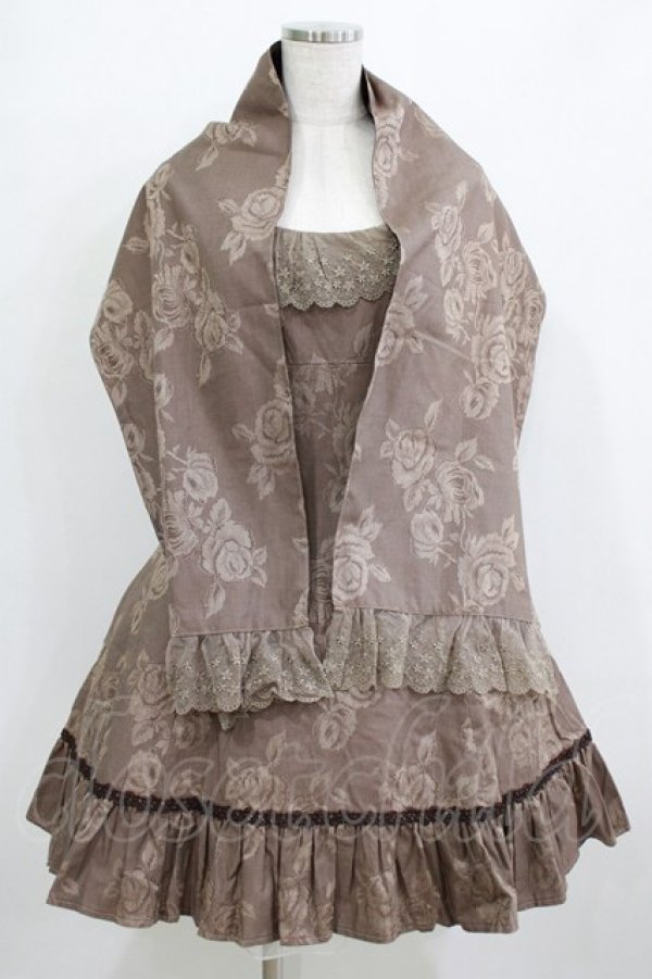 画像1: Victorian maiden / ラヴィニアバッスルワンピース Free ブラウン H-26-01-10-1002-CL-OP-NS-ZH (1)