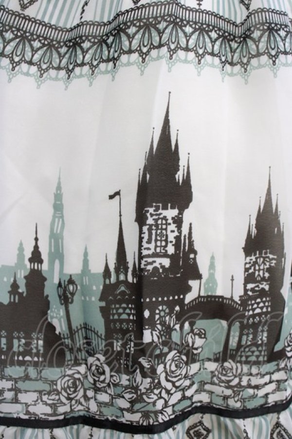 画像4: axes femme / シルエットジャンパースカート M グリーン H-26-01-10-1014-AX-OP-NS-ZH (4)