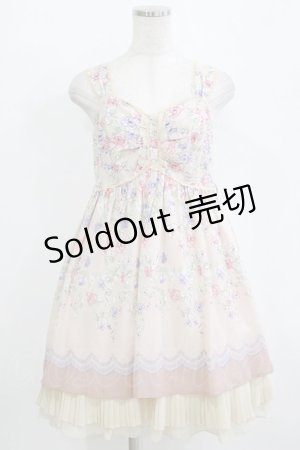 画像: axes femme / 花柄ワンピース M ピンク H-26-01-10-1015-AX-OP-NS-ZH