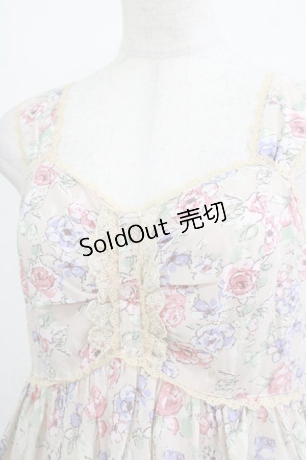 画像5: axes femme / 花柄ワンピース M ピンク H-26-01-10-1015-AX-OP-NS-ZH (5)