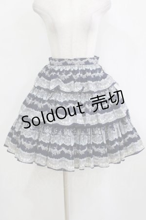画像: Victorian maiden / ブランシュレーススカート Free ネイビー H-26-01-10-1017-CL-SK-NS-ZH