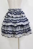 画像3: Victorian maiden / ブランシュレーススカート Free ネイビー H-26-01-10-1017-CL-SK-NS-ZH (3)
