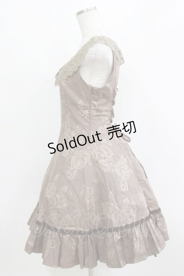画像3: Victorian maiden / ラヴィニアバッスルワンピース Free ブラウン H-26-01-10-1002-CL-OP-NS-ZH (3)