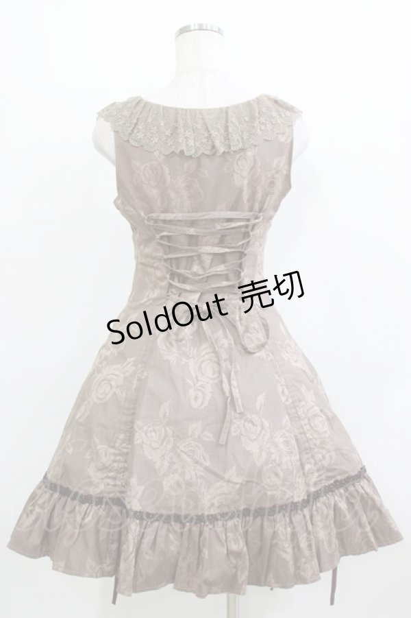 画像4: Victorian maiden / ラヴィニアバッスルワンピース Free ブラウン H-26-01-10-1002-CL-OP-NS-ZH (4)