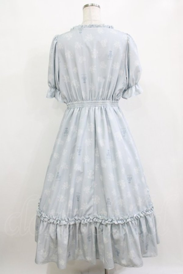 画像3: m petit by misako / AOKハナガラスクエアワンピース L サックス H-26-01-10-1020-LO-OP-NS-ZH (3)