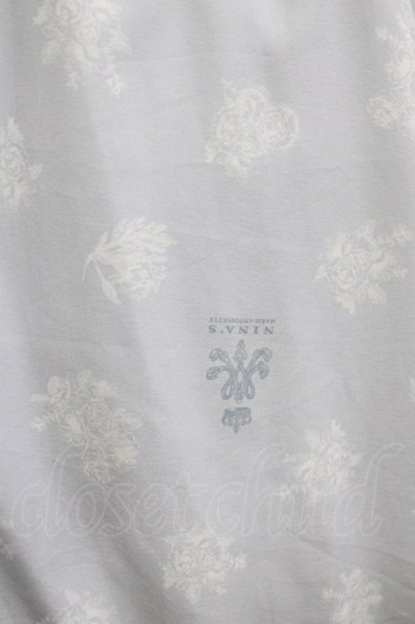 画像4: m petit by misako / AOKハナガラスクエアワンピース L サックス H-26-01-10-1020-LO-OP-NS-ZH (4)