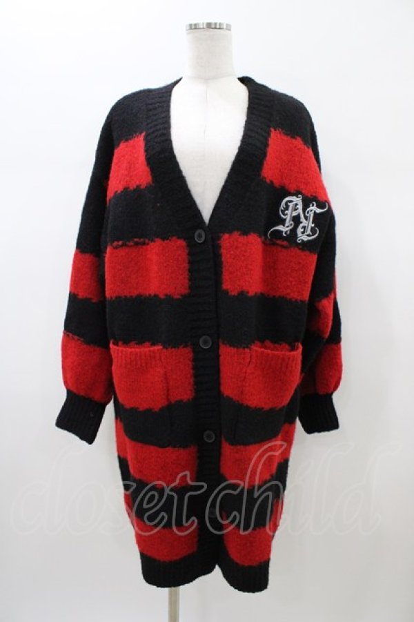 画像1: PUNK RAVE / NIGHTMARE ACADEMY RED CARDIGAN Free レッド H-26-01-10-057-PU-TO-KB-ZH (1)