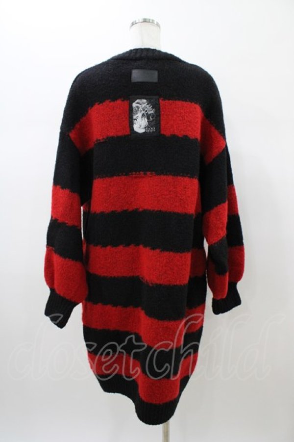 画像2: PUNK RAVE / NIGHTMARE ACADEMY RED CARDIGAN Free レッド H-26-01-10-057-PU-TO-KB-ZH (2)