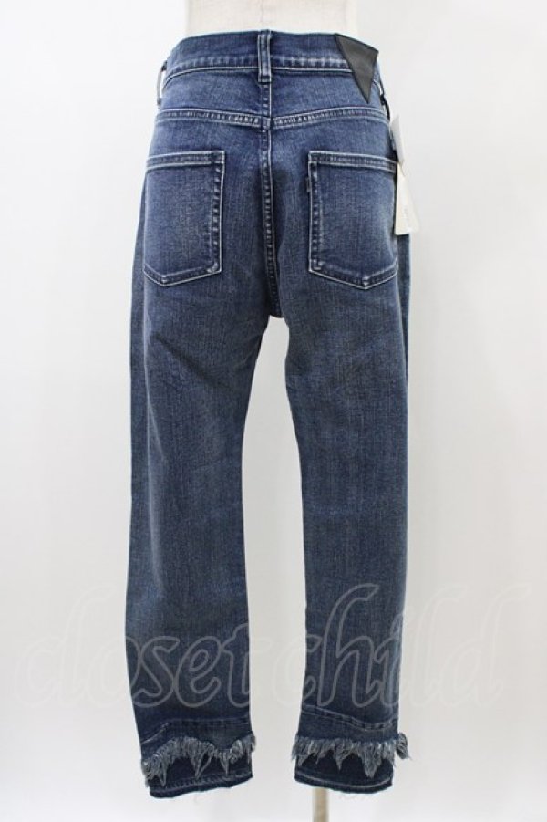 画像2: RNA / 裾ダメージデニム M ブルー H-26-01-10-011-PU-PA-KB-ZH (2)