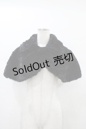 画像: Sheglit / "Noble"ファーケープ  ブラック H-26-01-10-014-EL-JA-KB-ZH