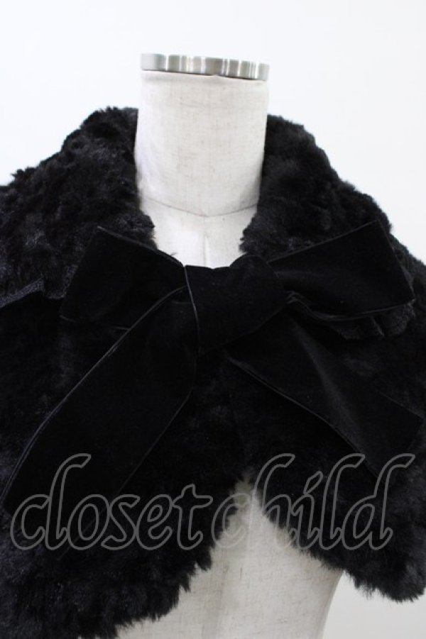 画像4: Sheglit / "Noble"ファーケープ  ブラック H-26-01-10-014-EL-JA-KB-ZH (4)