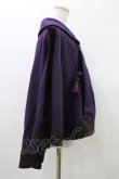 画像3: Ozz oneste / 矢絣プリント入り和風マント  紫 H-26-01-10-015-OO-JA-KB-ZH (3)