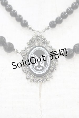 画像: Sheglit / “Ulysses Rose“プリンセスパールネックレス  ブラック H-26-01-10-003-EL-AC-KB-ZH