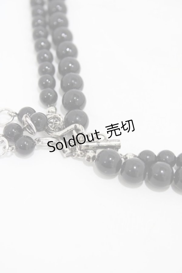 画像3: Sheglit / “Ulysses Rose“プリンセスパールネックレス  ブラック H-26-01-10-003-EL-AC-KB-ZH (3)