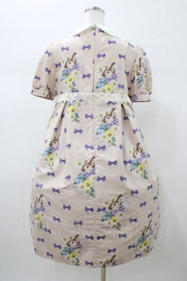 画像2: Emily Temple cute / リボンarrangementパフワンピース  ピンク H-26-01-10-024-ET-OP-KB-ZH (2)