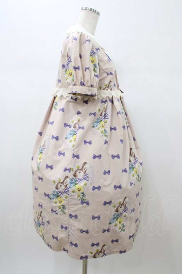 画像3: Emily Temple cute / リボンarrangementパフワンピース  ピンク H-26-01-10-024-ET-OP-KB-ZH (3)