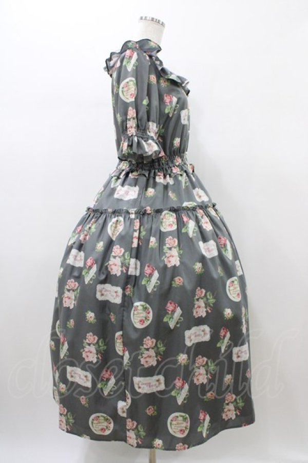 画像3: Melody BasKet / Precious Roseフリルカラーワンピース TallM グレー H-26-01-10-027-LO-OP-KB-ZH (3)