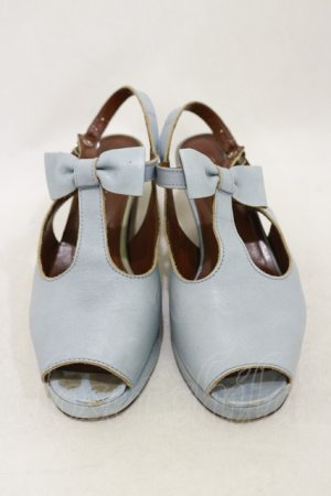 画像: Jane Marple / リボンストラップサンダル L サックス H-26-01-11-001-JM-SH-KB-ZH