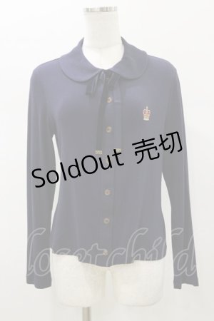 画像: Jane Marple / Dualwarm Jersey Blouse  ネイビー H-26-01-11-049-JM-BL-KB-ZH