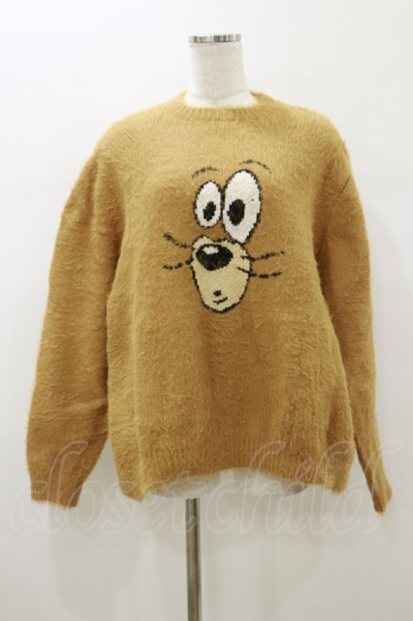 画像1: Candy Stripper / TOM and JERRY FLUFFY KNIT 2 BROWN H-26-01-11-052-PU-TO-KB-ZH (1)