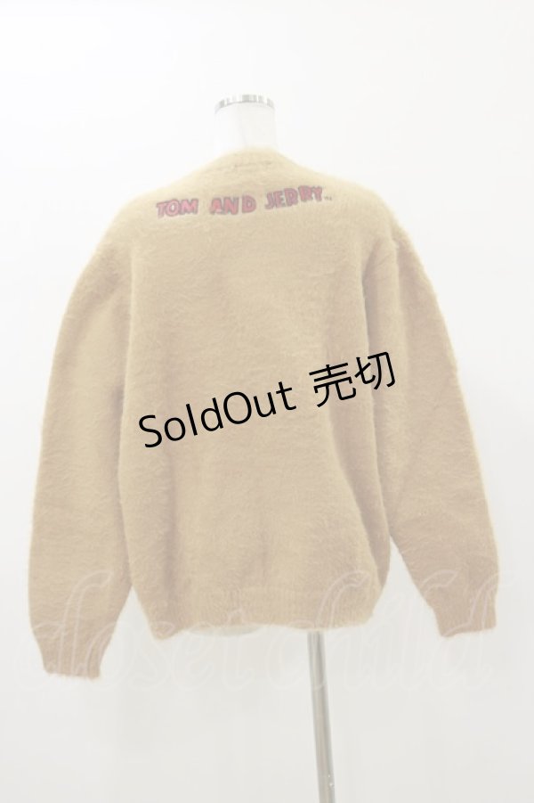 画像2: Candy Stripper / TOM and JERRY FLUFFY KNIT 2 BROWN H-26-01-11-052-PU-TO-KB-ZH (2)