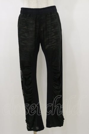 画像: Qutie Frash / メッシュレギンスパンツ  黒 H-26-01-11-058-QU-PA-KB-ZH