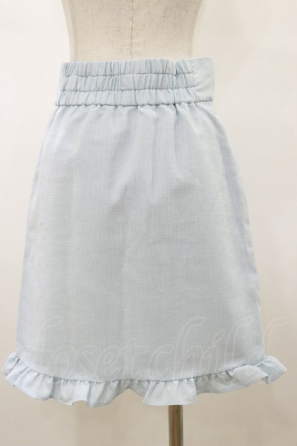 画像2: MILK / CEREMONYタイトスカート  サックス H-26-01-11-063-ML-SK-KB-ZH (2)