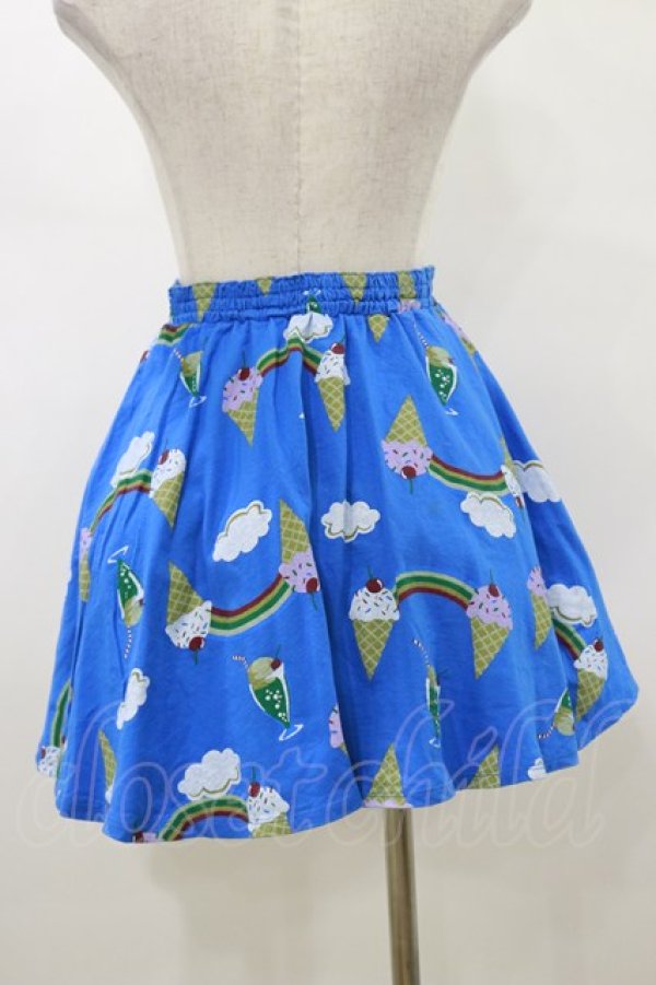 画像2: Candy Stripper / RAINBOW SWEETS SKIRT  ブルー H-26-01-11-064-PU-SK-KB-ZH (2)