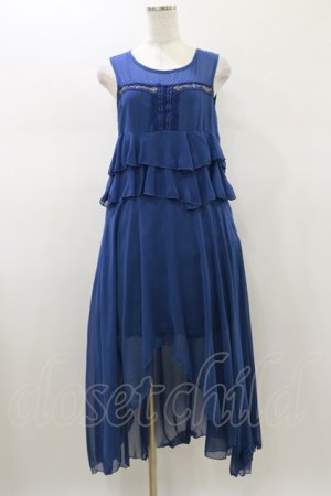 画像: Rozen Kavalier / シアーフリルワンピース  ブルー H-26-01-11-068-OO-OP-KB-ZH