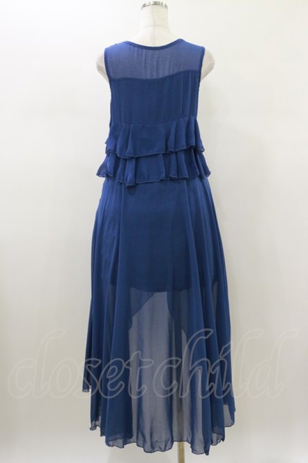 画像2: Rozen Kavalier / シアーフリルワンピース  ブルー H-26-01-11-068-OO-OP-KB-ZH (2)