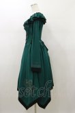 画像3: Ozz oneste / 薔薇刺繍ナポレオンZIPワンピース  グリーン H-26-01-11-069-OO-OP-KB-ZH (3)
