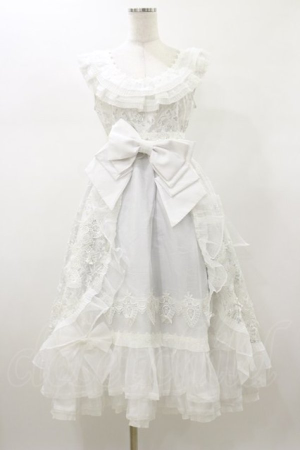 画像1: Triple fortune / フェアリードレス  ホワイト H-26-01-11-071-EL-OP-KB-ZH (1)