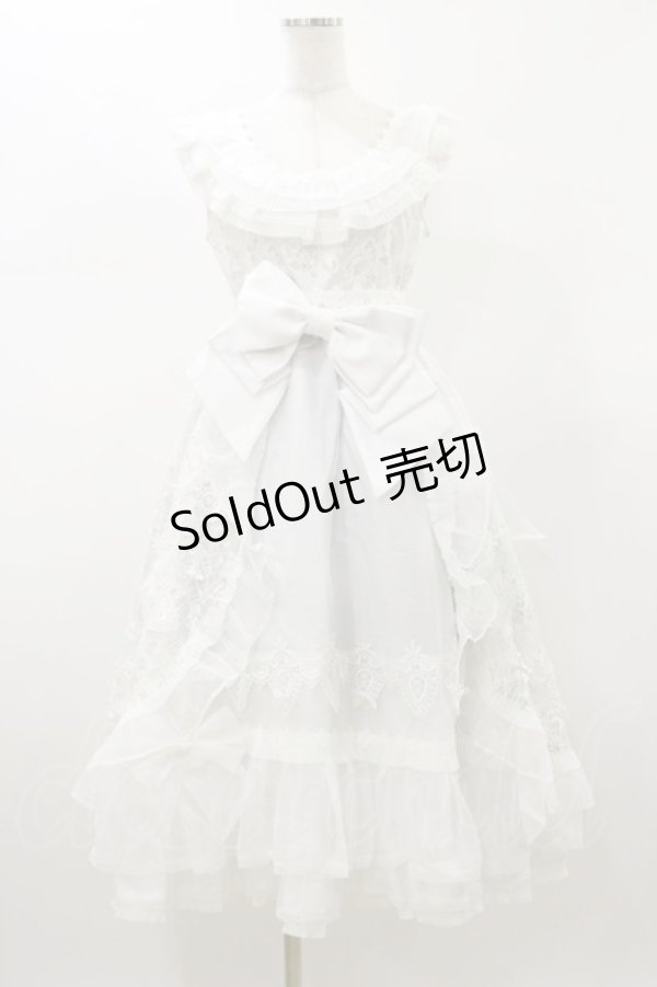 画像1: Triple fortune / フェアリードレス  ホワイト H-26-01-11-071-EL-OP-KB-ZH (1)